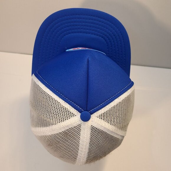 Vintage 90s Trucker Hat Esso Patch Foam/ Mesh Adjustable Hat - Picture 5 of 7